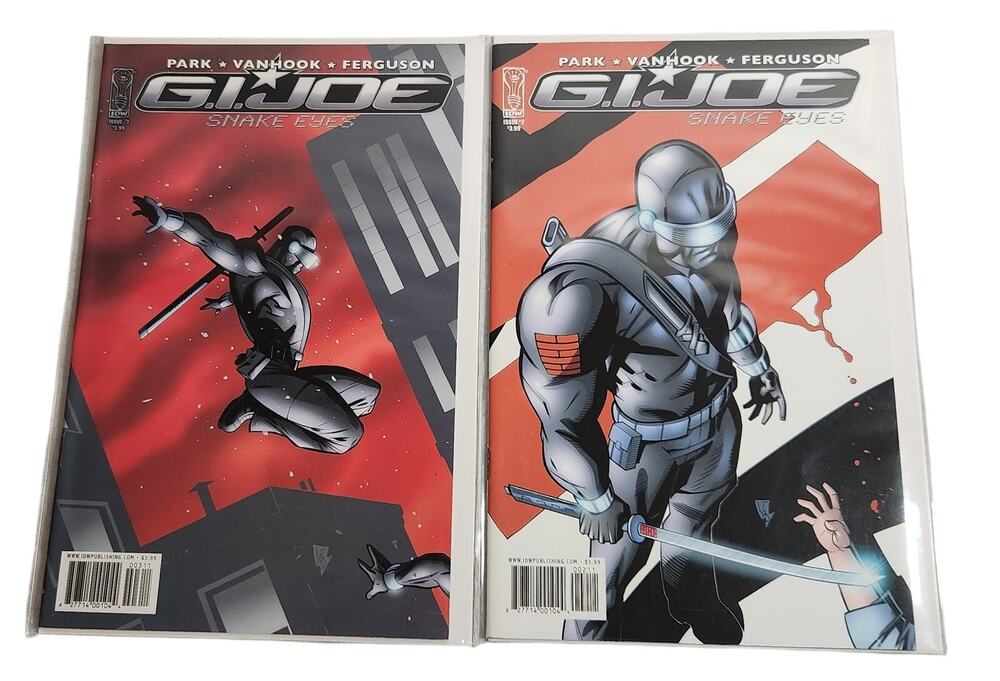 G.I. Joe Snake Eyes IDW #2 And #3 2009 Comic Book Lot VG+